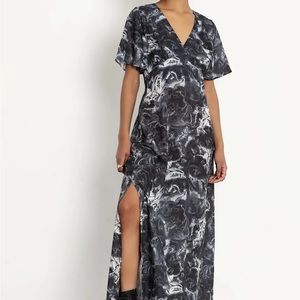THE FALL OF THE REBEL ANGELS SHORT SLEEVE MAXI DRESS